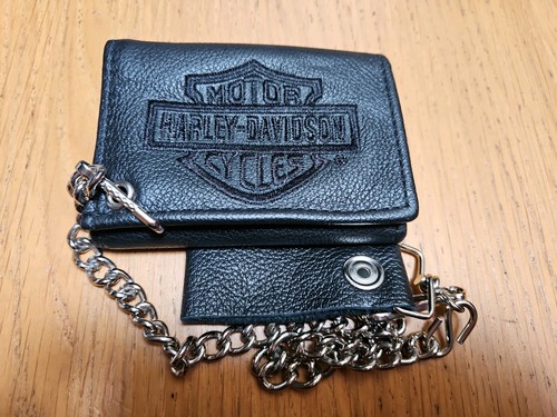 Black harley davidson leather - black,