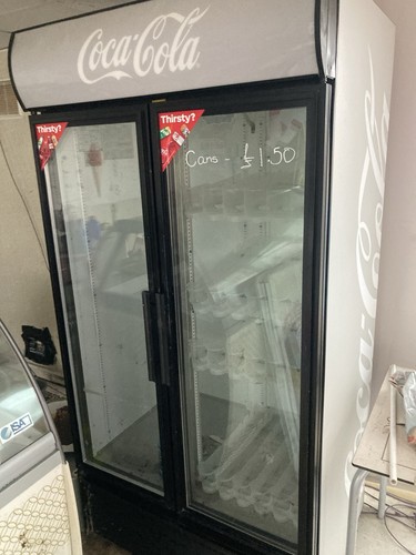 Coke fridge coca cola - fridge,
