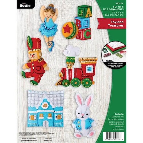 Bucilla felt ornaments - bucilla,