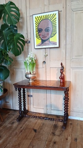 Antique console table chess - antique,