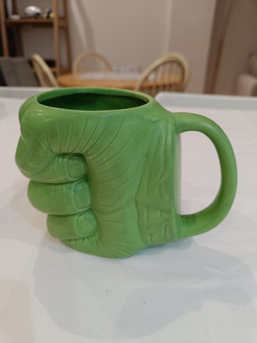 Hulk fist shaped mug - hulk,