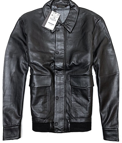 Men zara real leather - zara,