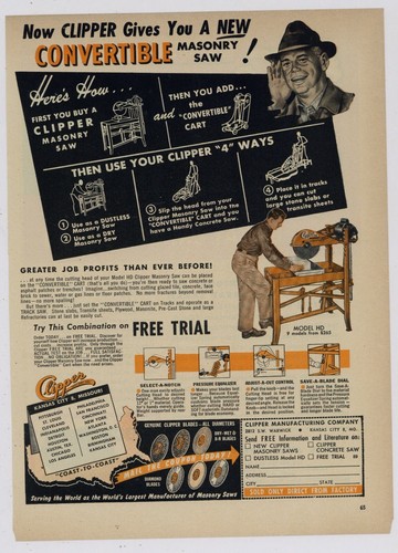 1952 clipper mfg - 1952,