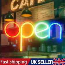 LED Open Sign For Shop Window Display illuminated LED Sign Super Brigh- Light UK