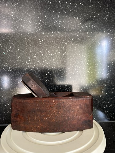 Antique wooden coffin plane - wooden,