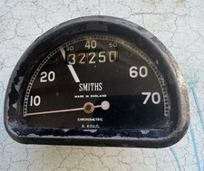 VINTAGE SMITHS MOTORCYCLE CHRONOMETRIC SPEEDOMETER S 630/L BSA BANTAM COTTON 