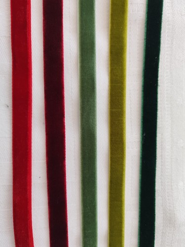 Velvet ribbon 10mm - ribbon,