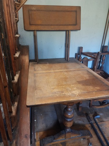 Vintage wooden dining table - vintage,