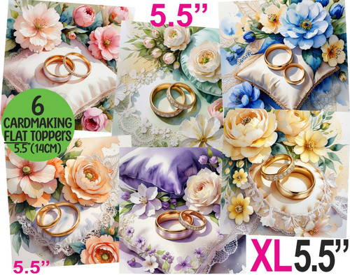 Wedding card toppers - card,