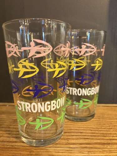 Strongbow pint glasses - pint,