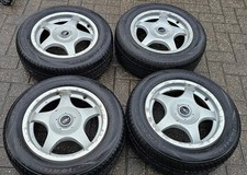 MAZDA MX5 ALLOY WHEELS - 14 x 6 - 4x100 - SET OF FOUR / 5 SPOKE  MK1 MK2
