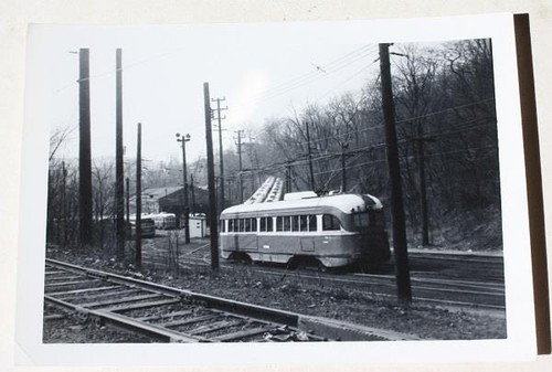 Trolley street cars - street, on