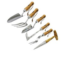 Rolson Stainless Steel Hand Garden Tools Potting and Cultivating (Set of 6)