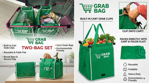 Supermarket shopping bag - 2x,