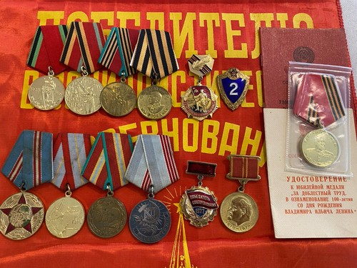 Soviet ussr military medals - ussr,