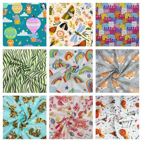 Fabric half metre polycotton - half,