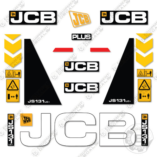Fits jcb js131lc decal kit - fits, js131lc+