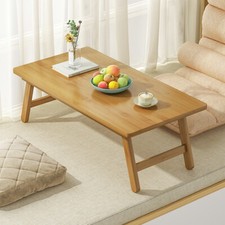 Japanese Style Low Wooden Table, Minimalist Design for Bedroom, Living Room