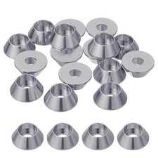 M6 Cone Cup Washers, Anodized