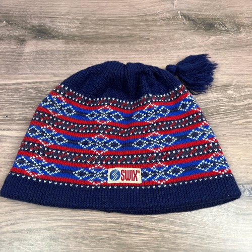 Swix ski hat - navy, red