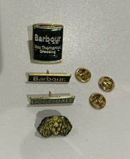 Barbour Pin Badges Pack of 4