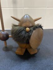 VINTAGE DANISH WOOD / VIKING GONK / LARGE ARROW SPEAR..ORNAMENT.