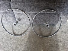 coachbuilt  prams set of 2 split pin pram wheels--16 ins -without tyres