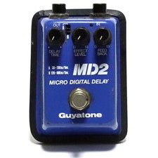 Battery Work ONLY - Guyatone MD2 MICRO DIGITAL DELAY Made in Japan Effect Pedal