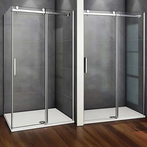 Aica frameless sliding shower - aica,