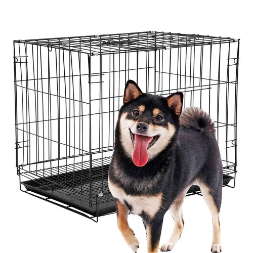 Dog crate large cage puppy - large,