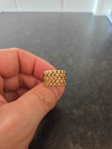 9ct gold keeper ring size - keeper,