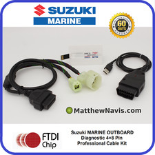 SUZUKI MARINE Outboard Professional Diagnostic CABLE KIT AND SOFTWARE SDS 8.70
