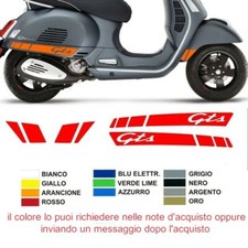 Kit Adesivi Stickers Vespa GTS 300 250 125 Super Sport Parafango laterali decals