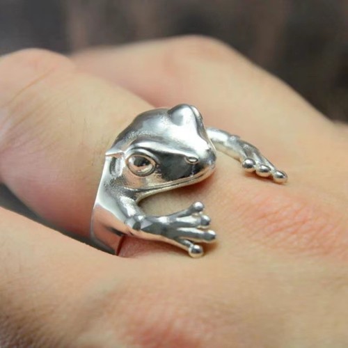 Vintage cat adjustable ring - vintage,