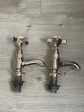 pair of brass bath taps from Pegler England