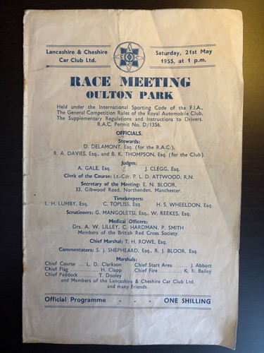 1955 oulton park race - 1955,