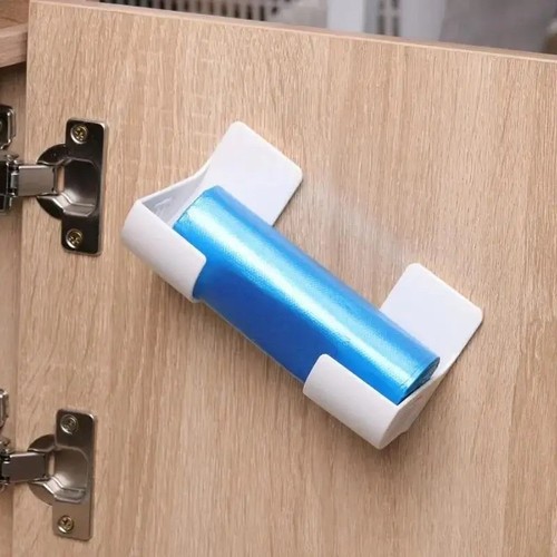 Wall mounted trash bag holder - wall,