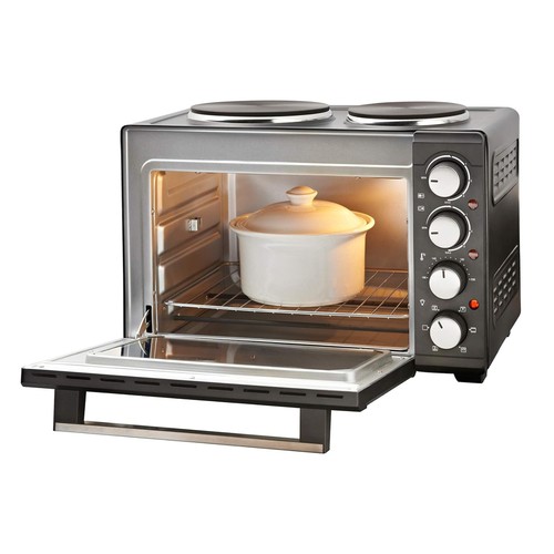 Convection oven with twin hob - twin,
