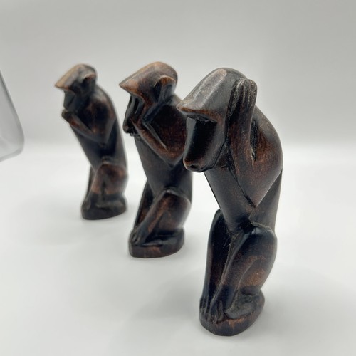 Hand carved wooden three wise - wooden,