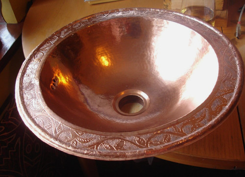 Moroccan hand hammered - , copper