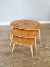 ercol pebble nest of tables
