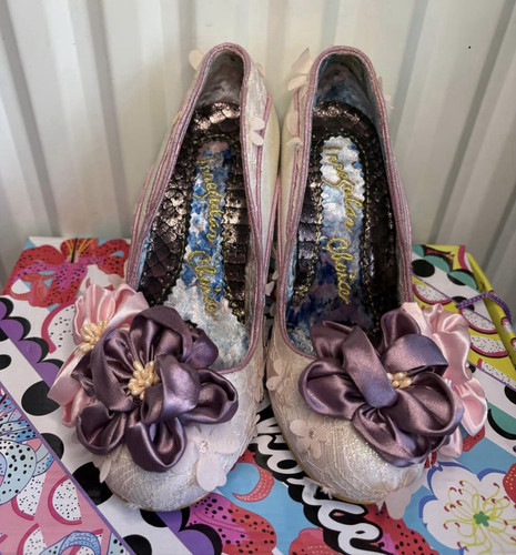 Irregular choice pink glitter - irregular,