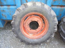 For DAVID BROWN 1490 PAIR 12.4 X 24 FRONT WHEELS & TYRES