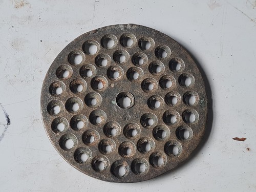 Old vintage round piece - , of