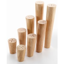4 Pcs Wooden Cabinet Legs Multi Height 6-40cm Furniture Feet for Table Cabinet