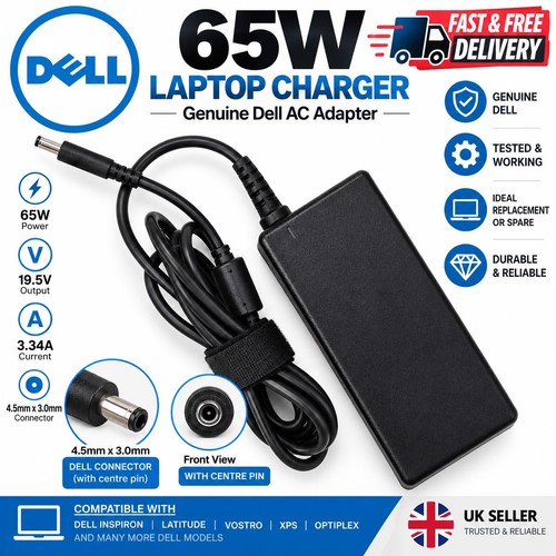 Genuine dell 65w - dell, laptop