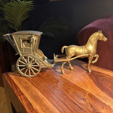 Vintage Brass Horse And