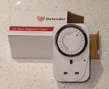 Defender EL00004 24 Hour Energy Saving Segment Timer BNIB