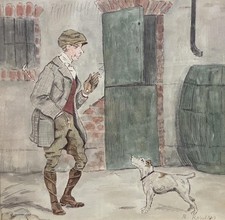 Antique Watercolour Painting