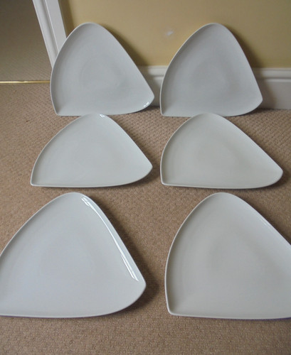 White denby triangle shape - denby,